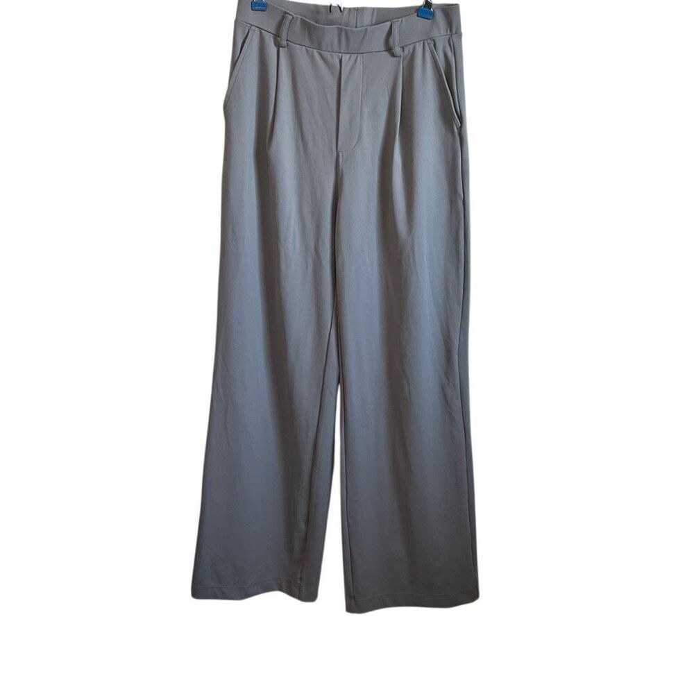 Halara Flex High Waisted Pocket Work Comfort Pants Grey S